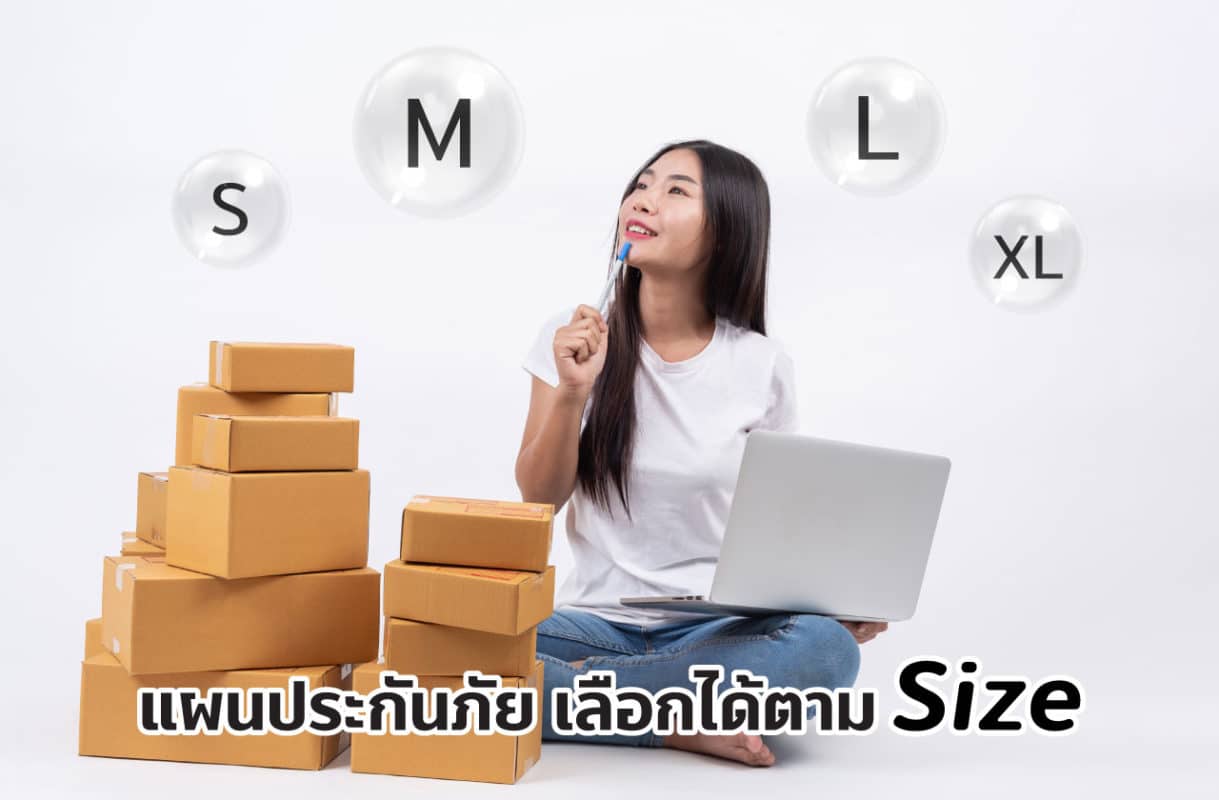 แผนประกันภัย เลือกได้ตาม Size แผนประกันภัย เลือกได้ตาม Size