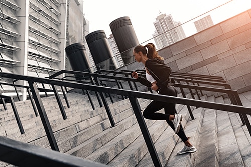 วิธีลดน้ำหนัก ขึ้นลงบันได